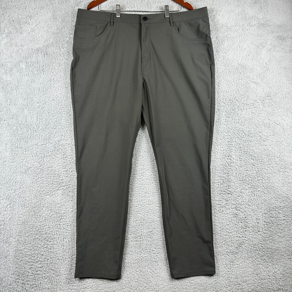 Asher Core Golf Pants Mens 40 (Fits 40x29)‎ Gray Performance Ultimate Stretch